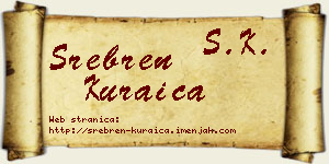 Srebren Kuraica vizit kartica